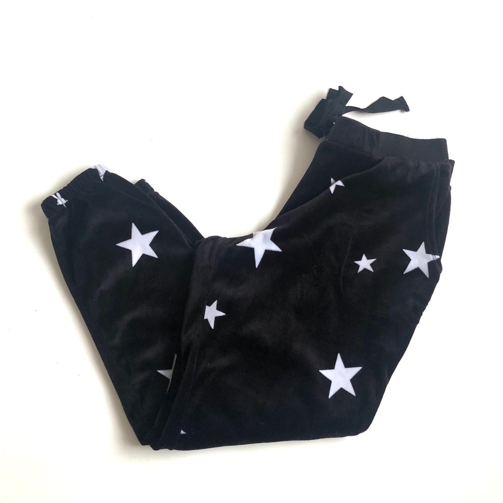 Black Star Print Women’s Lounge Pants & Top Set - Picture 4 of 6